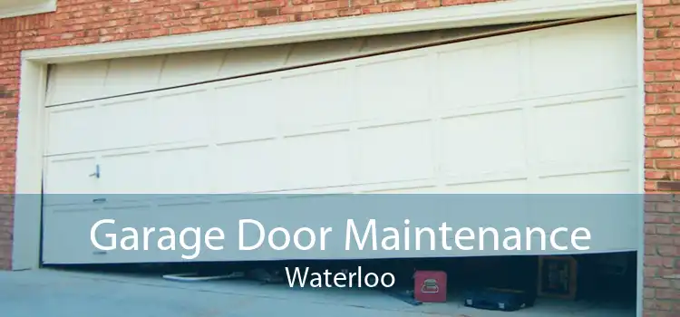 Garage Door Maintenance Waterloo